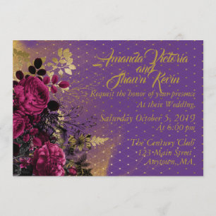 Faire-part de mariage romantique