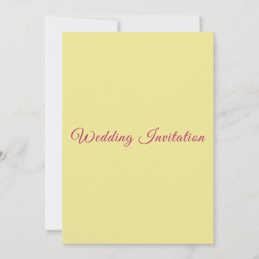 faire-part de mariage romantique (Dos)