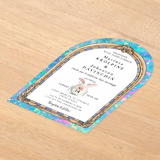 faire-part de mariage romantique (Poser)