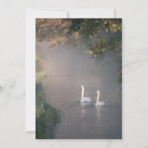 Faire-part de mariage romantique au bord du lac av