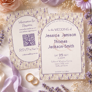 Faire-part de mariage romantique Bohème Daisy