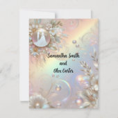 Faire-part de mariage romantique en couple (Devant)