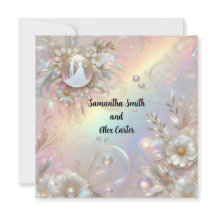 Faire-part de mariage romantique en couple