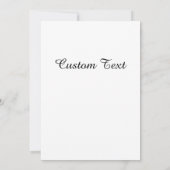 Faire-part de mariage romantique silhouette des ma (Dos)