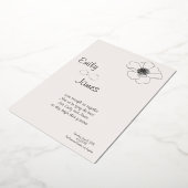Faire-part de mariage romantique - Soft simple élé (Rotation)