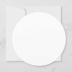 faire-part de mariage ronde de 5,25 po de diamètre