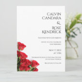 faire-part de mariage rose (Debout devant)