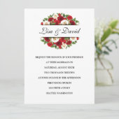 Faire-part de mariage rose (Debout devant)