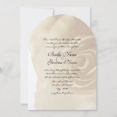 Faire-part de mariage rose antique (Devant)