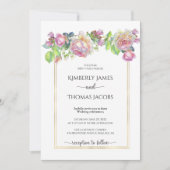 Faire-part de mariage Rose Blush (Devant)