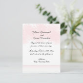 Faire-part de mariage Rose Blush (Debout devant)