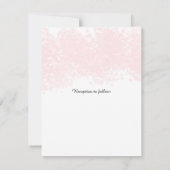 Faire-part de mariage Rose Blush (Dos)