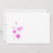 Faire-part de mariage Rose Daisy (Dos)