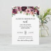Faire-part de mariage Rose de cannelle (Debout devant)