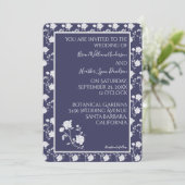 Faire-part de mariage Rose de la Marine (Debout devant)