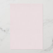 Faire-part de mariage rose gold Blush (Verso)