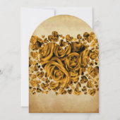 Faire-part de mariage Rose Gold Heart (Dos)