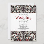 Faire-part de mariage Rose gothique (Devant)