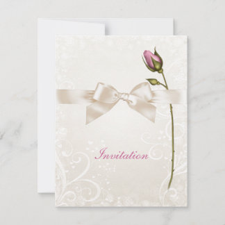 Faire-part de mariage Rose Heart Flourish