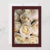Faire-part de mariage Rose ivoire (Dos)