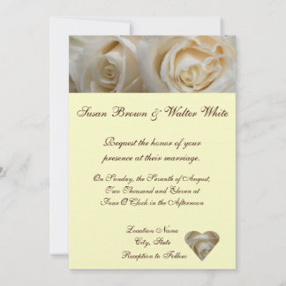 Faire-part de mariage Rose ivoirien