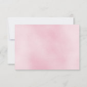 faire-part de mariage rose ombre rsvp (Dos)