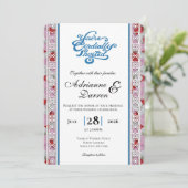Faire-part de mariage Rose Petal Wedding Invite 2 (Debout devant)