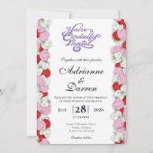 Faire-part de mariage Rose Petal Wedding Invite 4 (Devant)