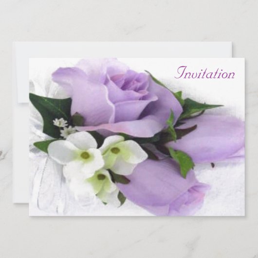 Faire-part de mariage Rose pourpre (Devant)