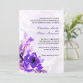 Faire-part de mariage Rose pourpre (Debout devant)