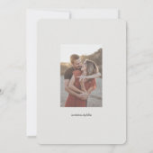 Faire-part de mariage Rose Rose (Dos)