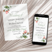 Faire-part de mariage Rose rose blushing