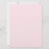 Faire-part de mariage Rose rose tendre (Dos)