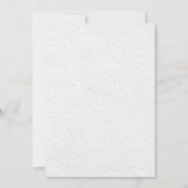 Faire-part de mariage Rosebud rose Save the Date (Dos)
