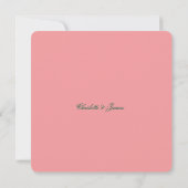 Faire-part de mariage Roses blanches (Dos)