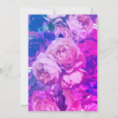 Faire-part de mariage Roses de Miami moderne (Dos)