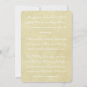 Faire-part de mariage Roses Romantiques (Dos)