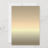 Faire-part de mariage rouge et or Monogramme (Dos)