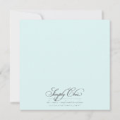 Faire-part de mariage royal (Dos)