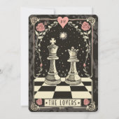 Faire-part de mariage Royal Chess (Dos)