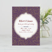 Faire-part de mariage royale (Debout devant)