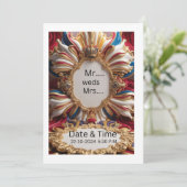 Faire-part de mariage royale enchanté (Debout devant)