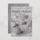 faire-part de mariage RPG Dice personnalisable (Devant / Derrière)