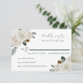 Faire-part de mariage RSVP (Debout devant)