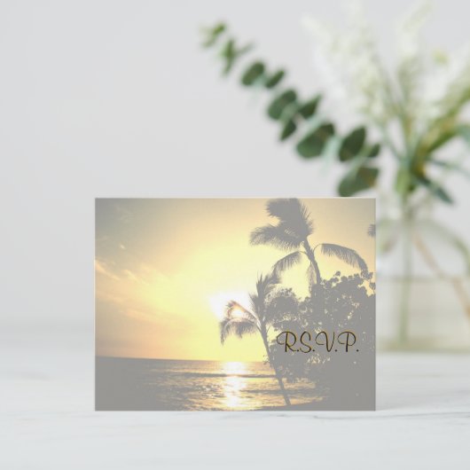 Faire-part de mariage RSVP (Debout devant)