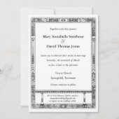 Faire-part de mariage RSVP floral (Devant)