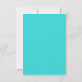Faire-part de mariage RSVP — Monogramme bleu (Dos)