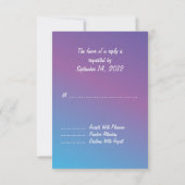 Faire-part de mariage RSVP Night Beach (Dos)