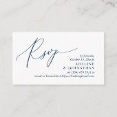 Faire-part de mariage RSVP, Rappel romantique mode (Devant)