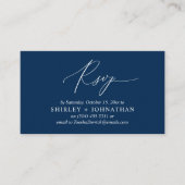 Faire-part de mariage RSVP, Rappel romantique mode (Devant)